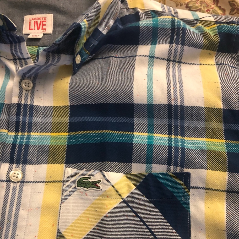 Lacoste Men’s Flannel Casual Shirt 👔